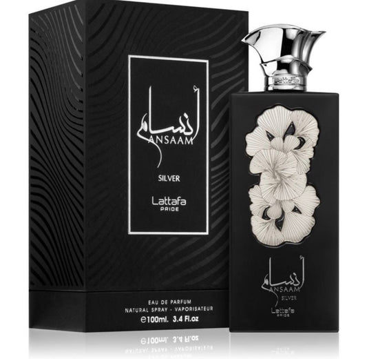 ANSAAM SILVER/ Lattafa 3.4 oz